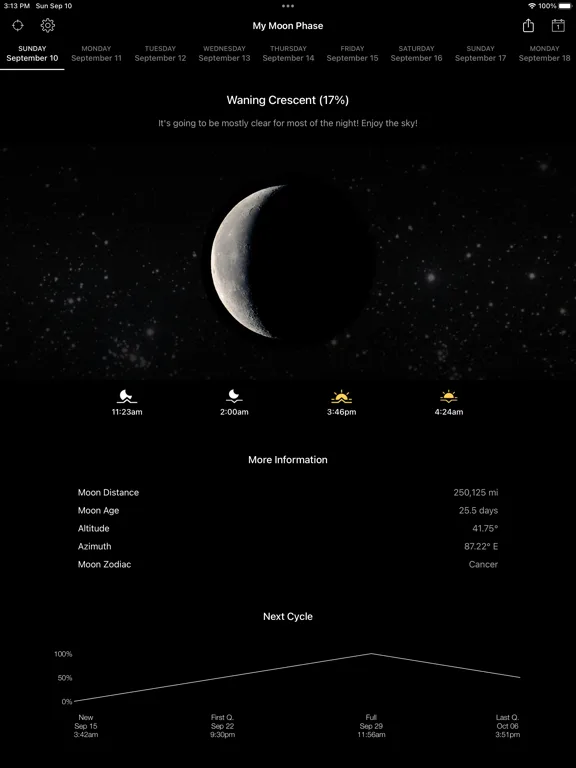 My Moon Phase Pro - Alerts screenshot 4