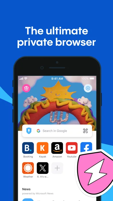 Aloha Browser - Private VPN screenshot 1