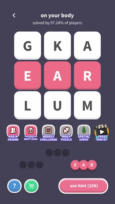 WordWhizzle Search screenshot 1