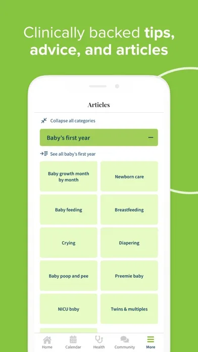Ovia Parenting & Baby Tracker screenshot 4
