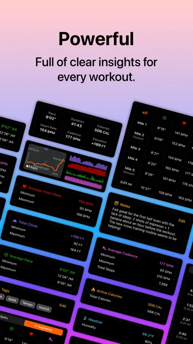 Tempo: Run Log & Insights screenshot 2