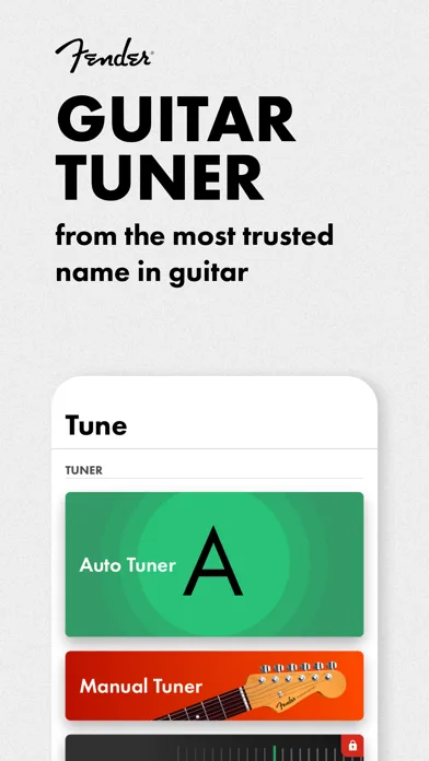 Fender Tune: Guitar Tuner App screenshot 1