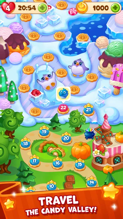 Candy Valley - Match 3 Puzzle screenshot 1