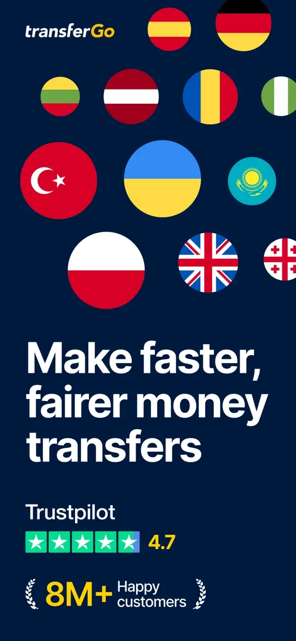 TransferGo: Money Transfer screenshot 1