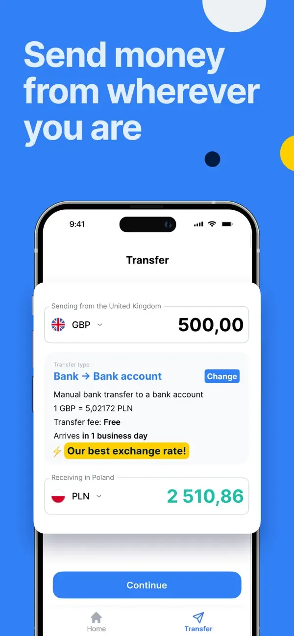 TransferGo: Money Transfer screenshot 2