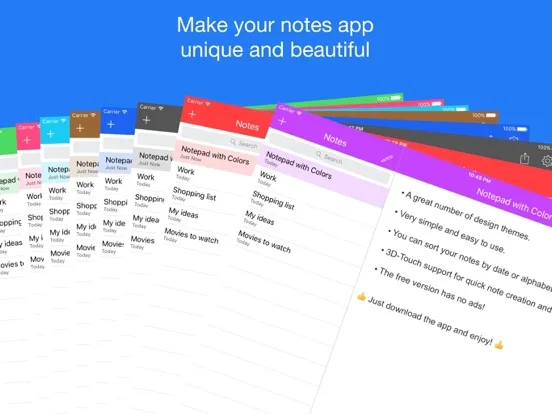 Color Notepad screenshot 1