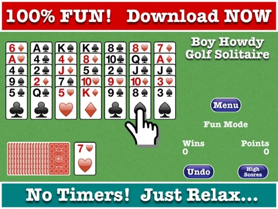 Golf Solitaire • screenshot 2