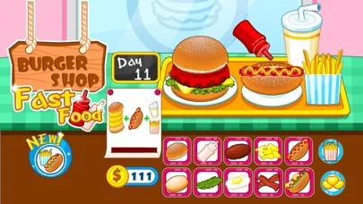 Burger shop fast food screenshot 1