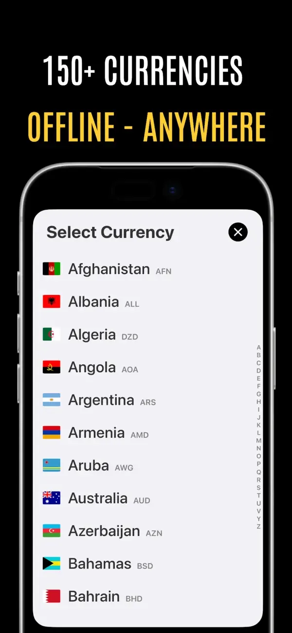 Travel Currency Converter+ screenshot 3