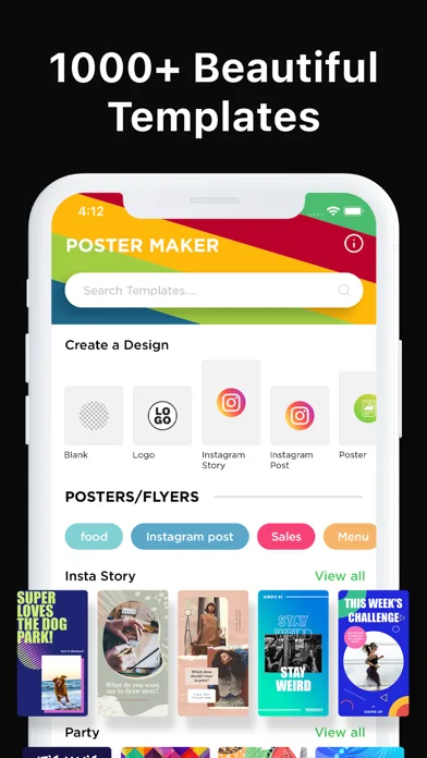 Poster Maker + Flyer Creator screenshot 1