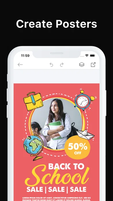 Poster Maker + Flyer Creator screenshot 2