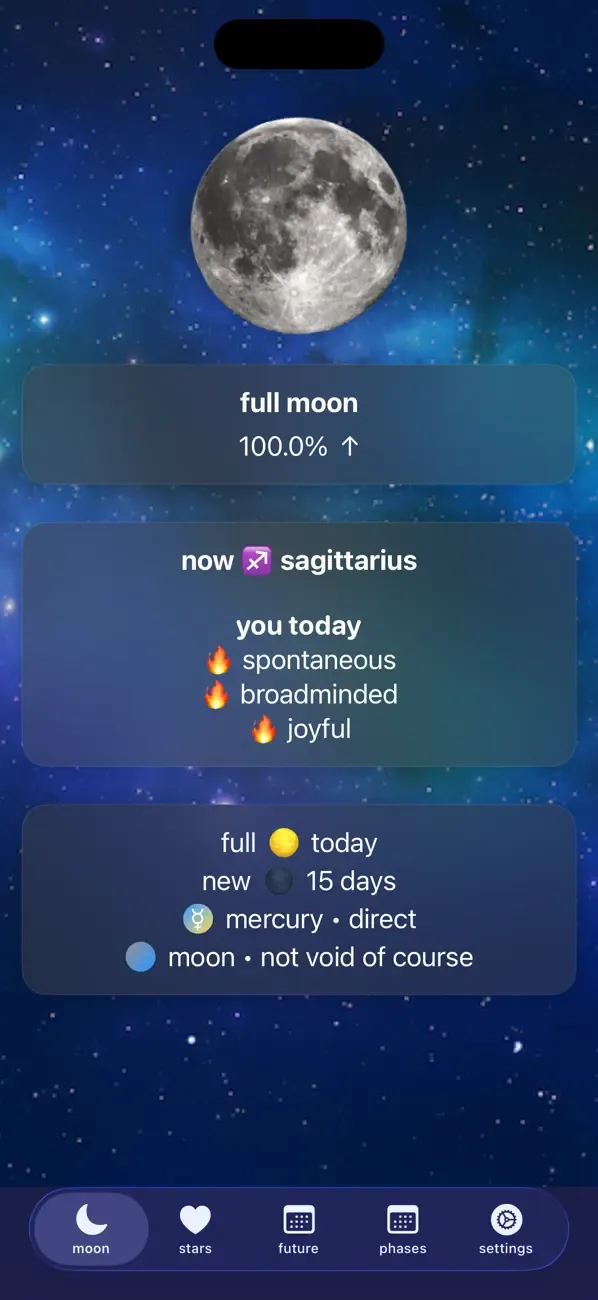 Full Moon Phase screenshot 1