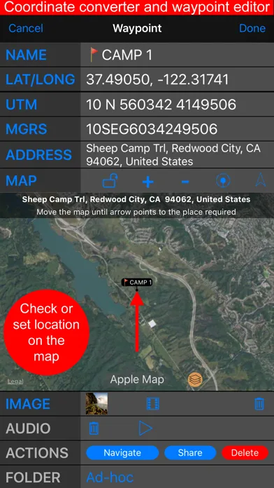 Compass 55. Map & GPS kit. screenshot 3