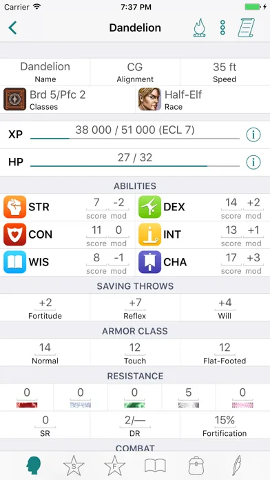 RPG Scribe Pathfinder & 3.5 screenshot 1