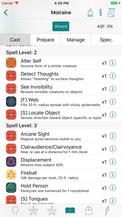 RPG Scribe Pathfinder & 3.5 screenshot 3