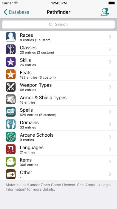 RPG Scribe Pathfinder & 3.5 screenshot 5