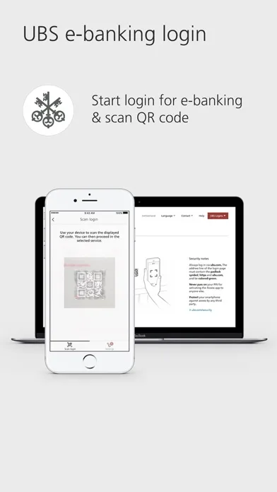 UBS Access – secure login screenshot 1
