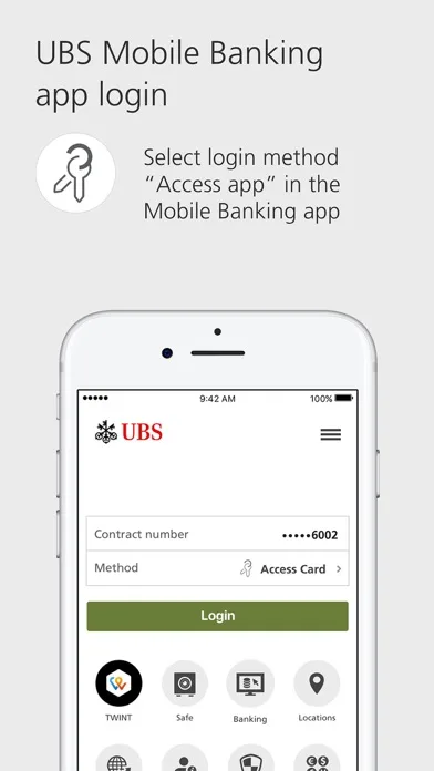 UBS Access – secure login screenshot 3