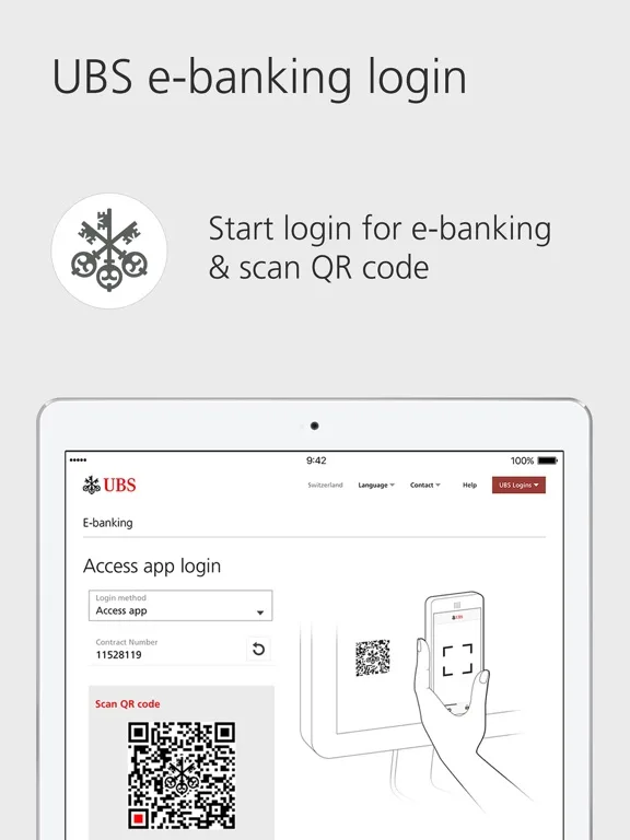 UBS Access – secure login screenshot 5