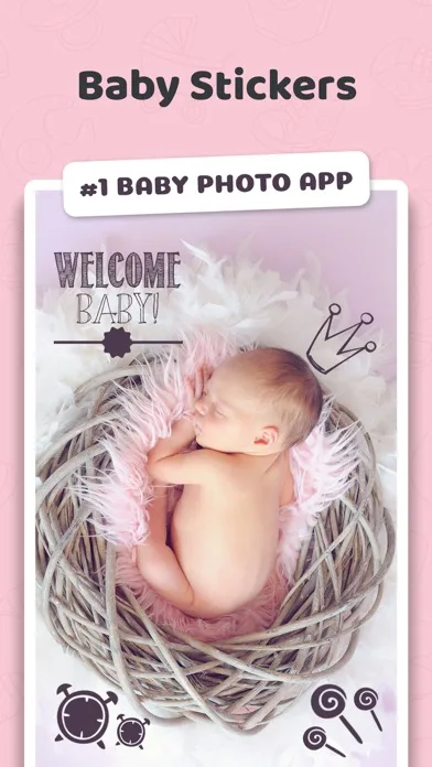 Baby Sticker- Track Milestones screenshot 1