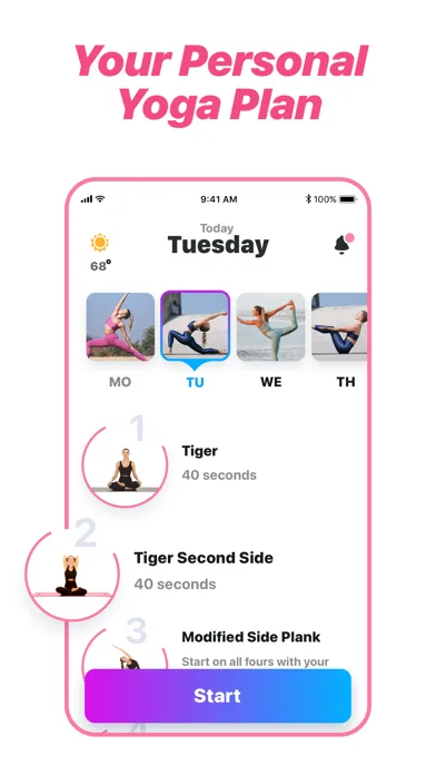 Yoga - Poses & Classes at Home screenshot 1