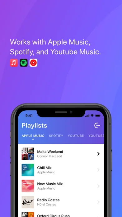 Houdini Playlists screenshot 2