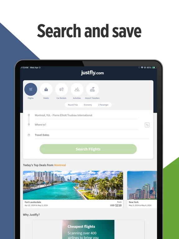 JustFly: Cheap Flights screenshot 3