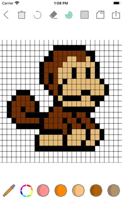 Pixel Art - draw with dots screenshot 1