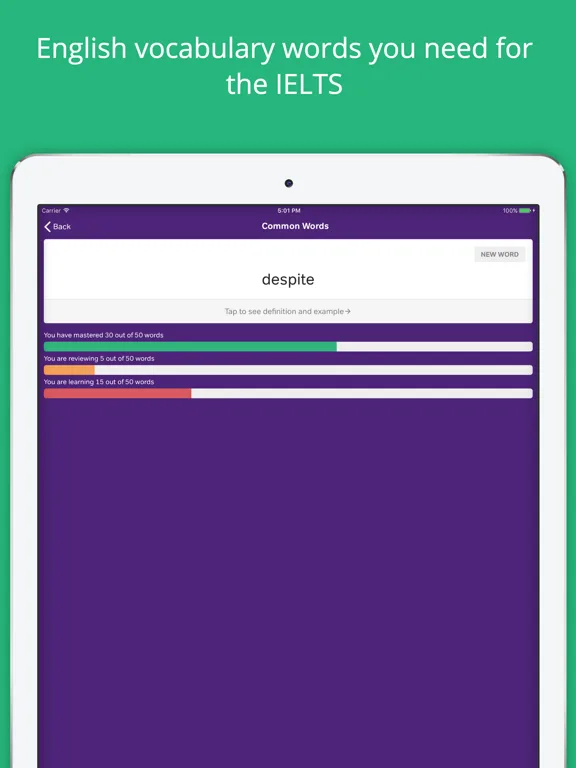 Vocabulary Flashcards - IELTS screenshot 5