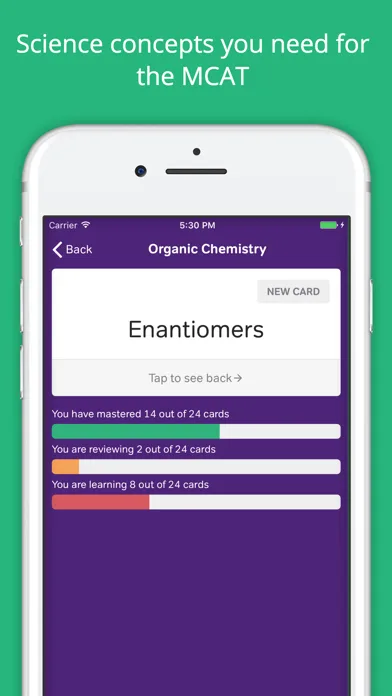 MCAT Prep: MCAT Flashcards screenshot 2