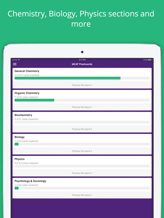 MCAT Prep: MCAT Flashcards screenshot 5