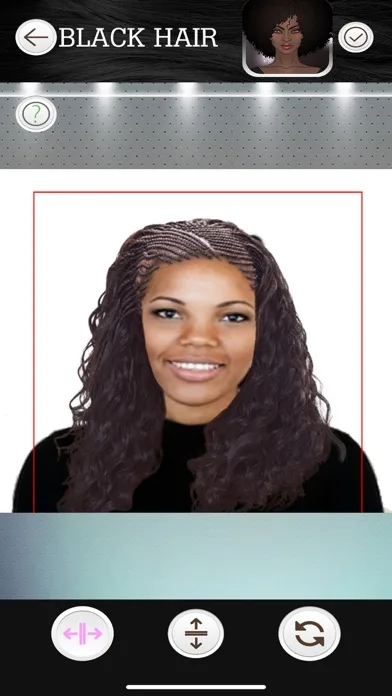 Black Hair for Women screenshot 1