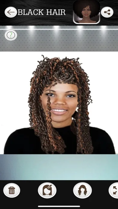 Black Hair for Women screenshot 3