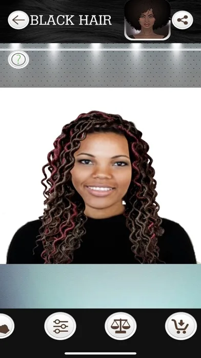 Black Hair for Women screenshot 4
