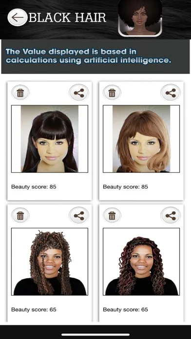 Black Hair for Women screenshot 5