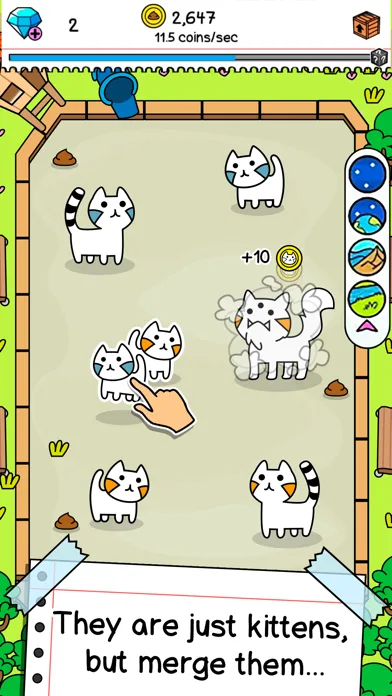 Cat Evolution: Kitty Fusion screenshot 1
