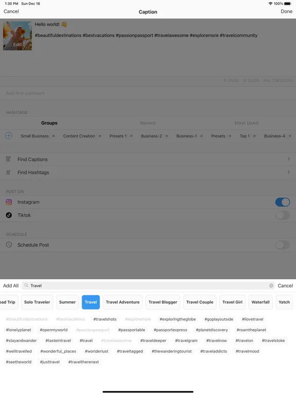 PREVIEW: Planner for Instagram screenshot 4