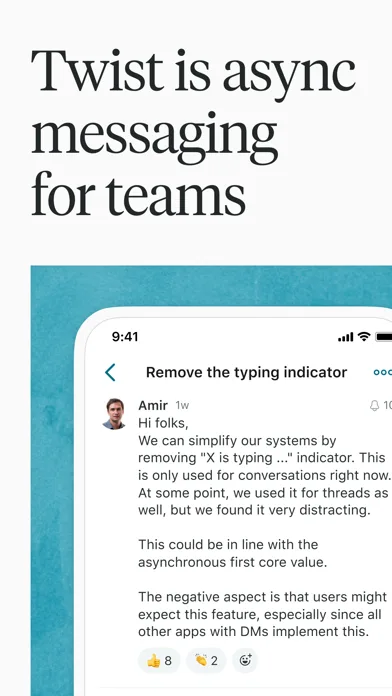 Twist: Organized Messaging screenshot 1