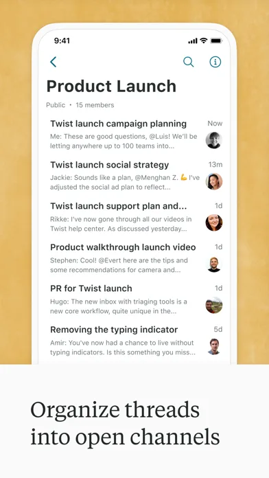 Twist: Organized Messaging screenshot 3