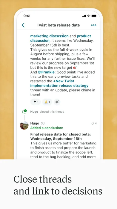 Twist: Organized Messaging screenshot 5