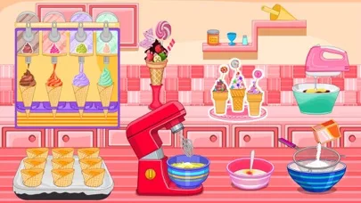 Ice cream cone cupcakes candy screenshot 1
