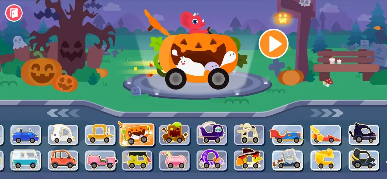 Dinosaur Car games for kids screenshot 1