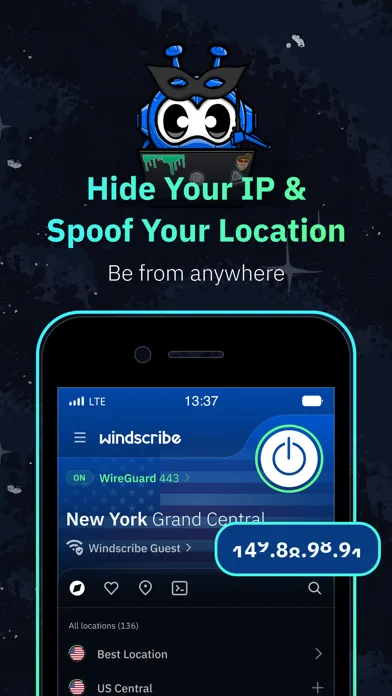 VPN Windscribe: Fast & Secure screenshot 3