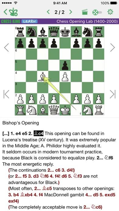 Chess Opening Lab (1400-2000) screenshot 2