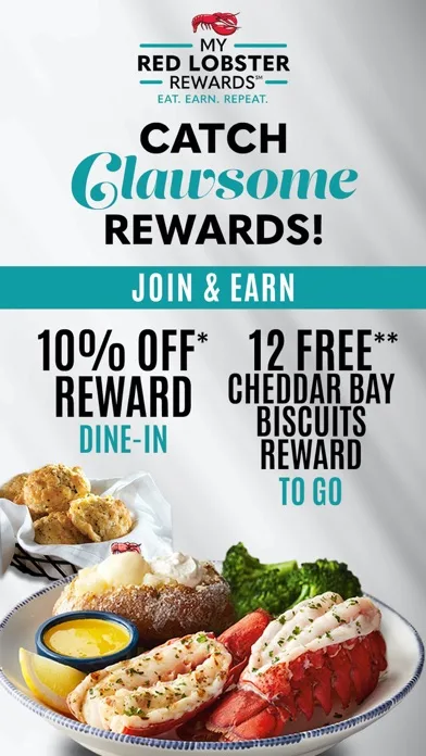 Red Lobster Dining Rewards App screenshot 1