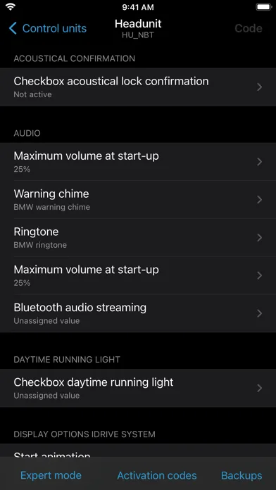 BimmerCode for BMW and MINI screenshot 4