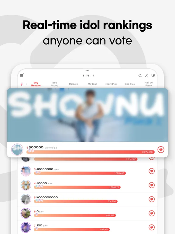 Kpop Idol Vote - CHOEAEDOL screenshot 1