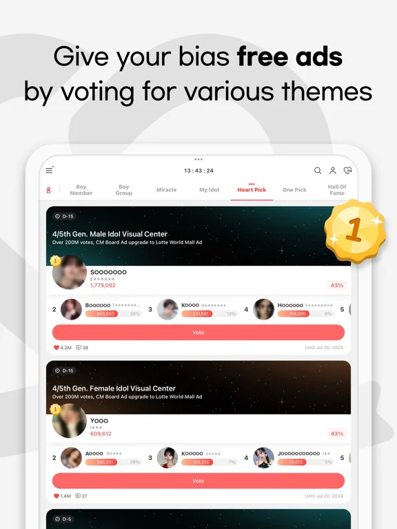 Kpop Idol Vote - CHOEAEDOL screenshot 2