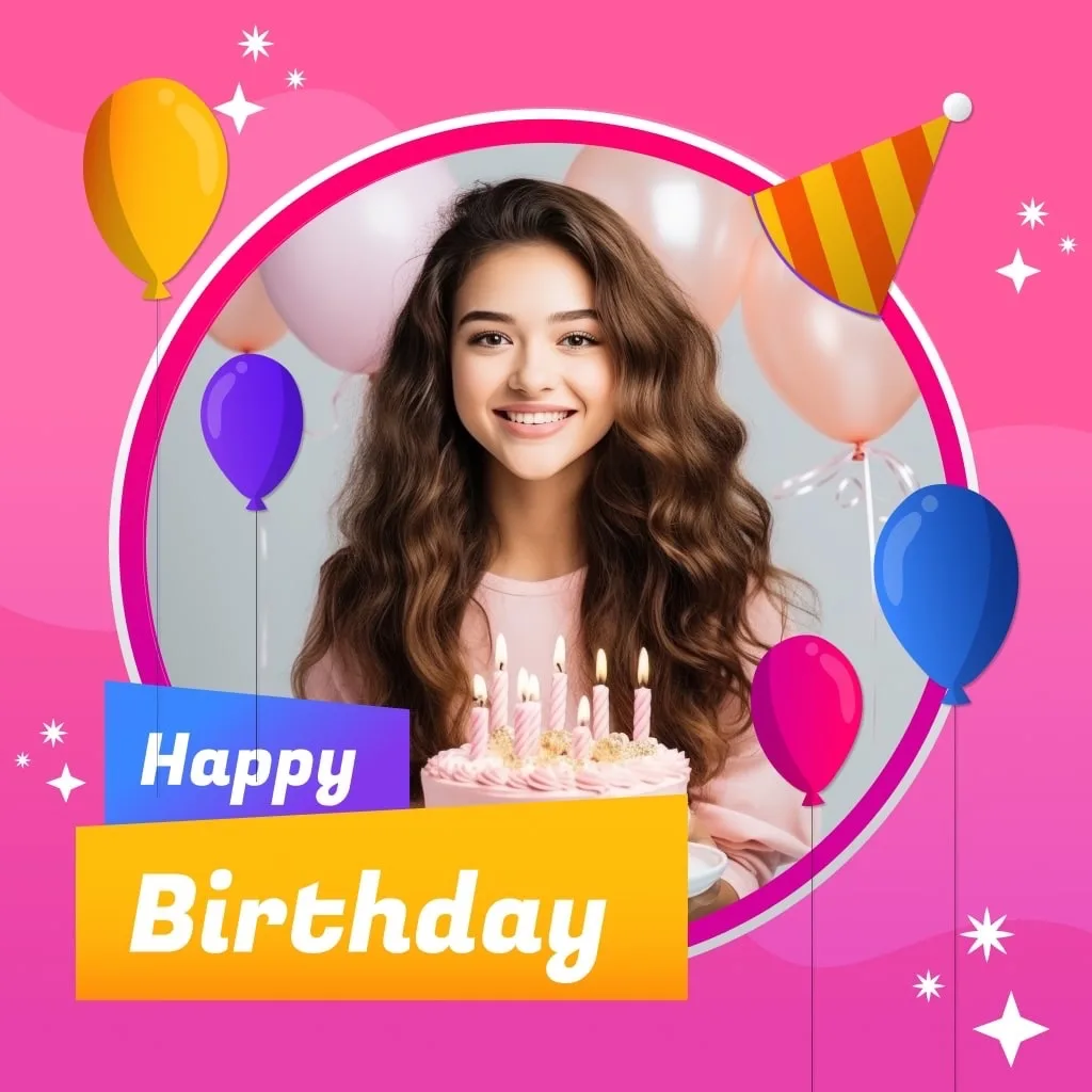 Birthday Photo Frames - Editor