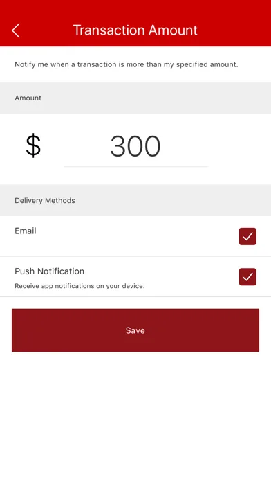 Synovus Card Alerts screenshot 2